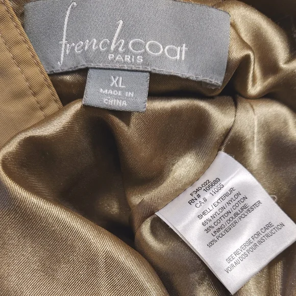 RARE French Coat Paris XL Trench Coat